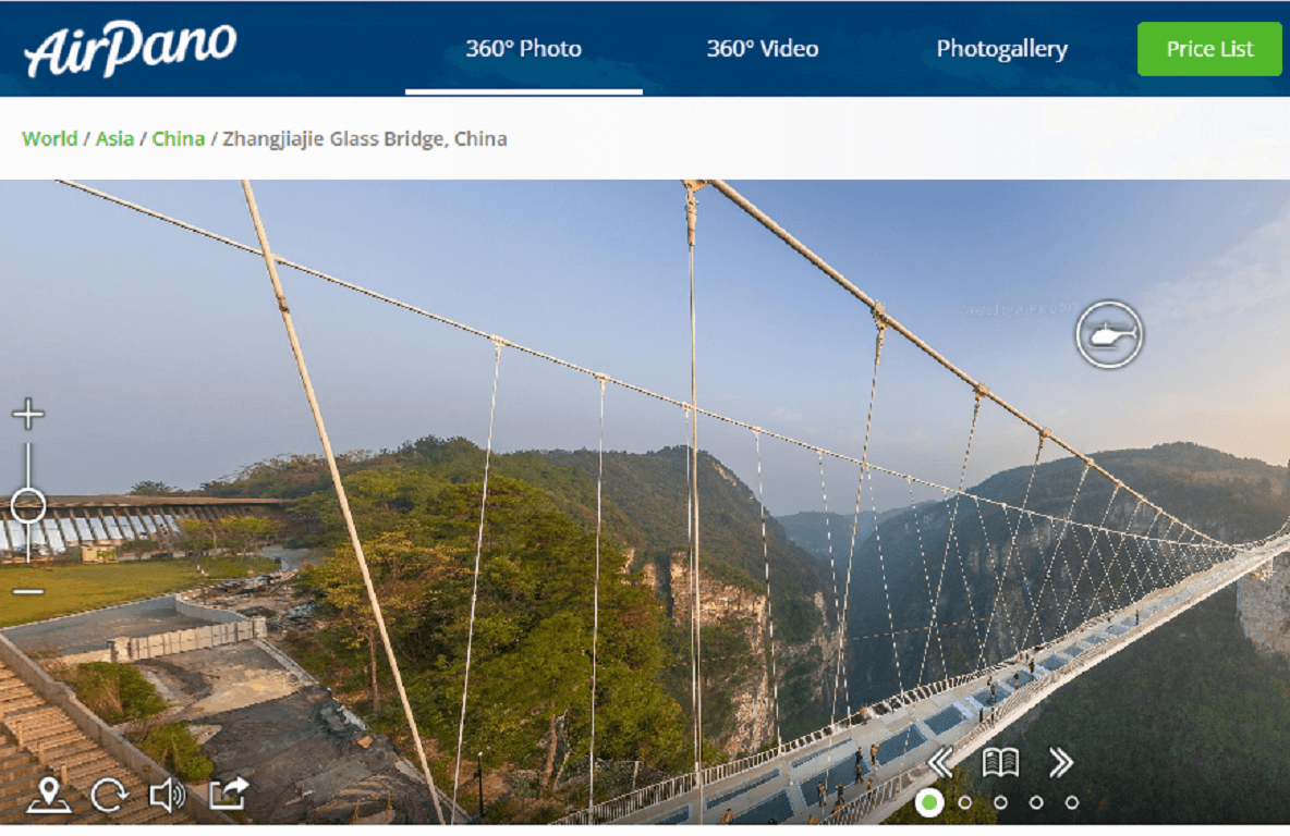 Zhangjiajie Glass Bridge in China